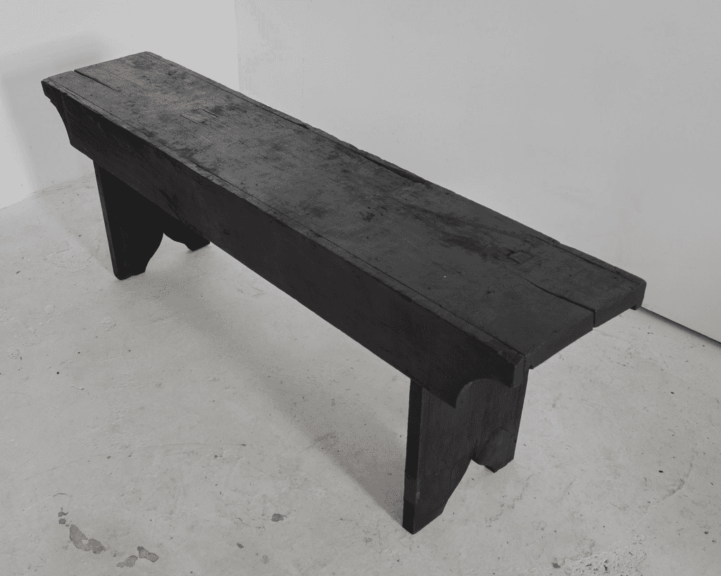 Early 19Th C. Catalan Charred Chestnut Console Table