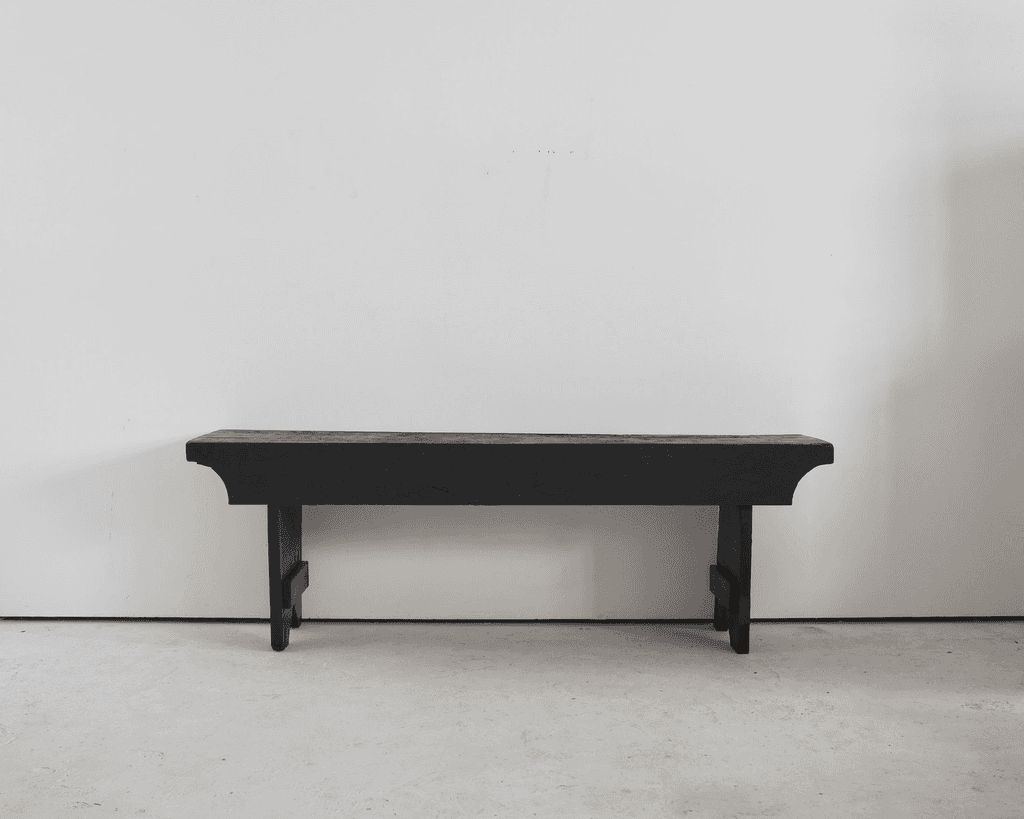 Early 19Th C. Catalan Charred Chestnut Console Table
