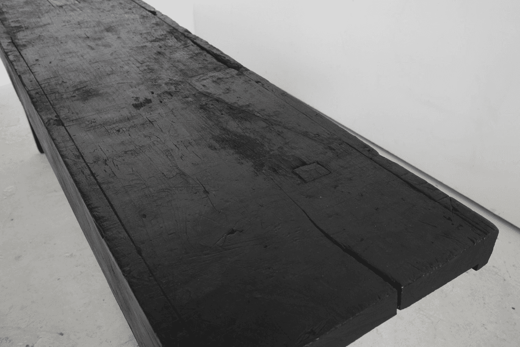 Early 19Th C. Catalan Charred Chestnut Console Table