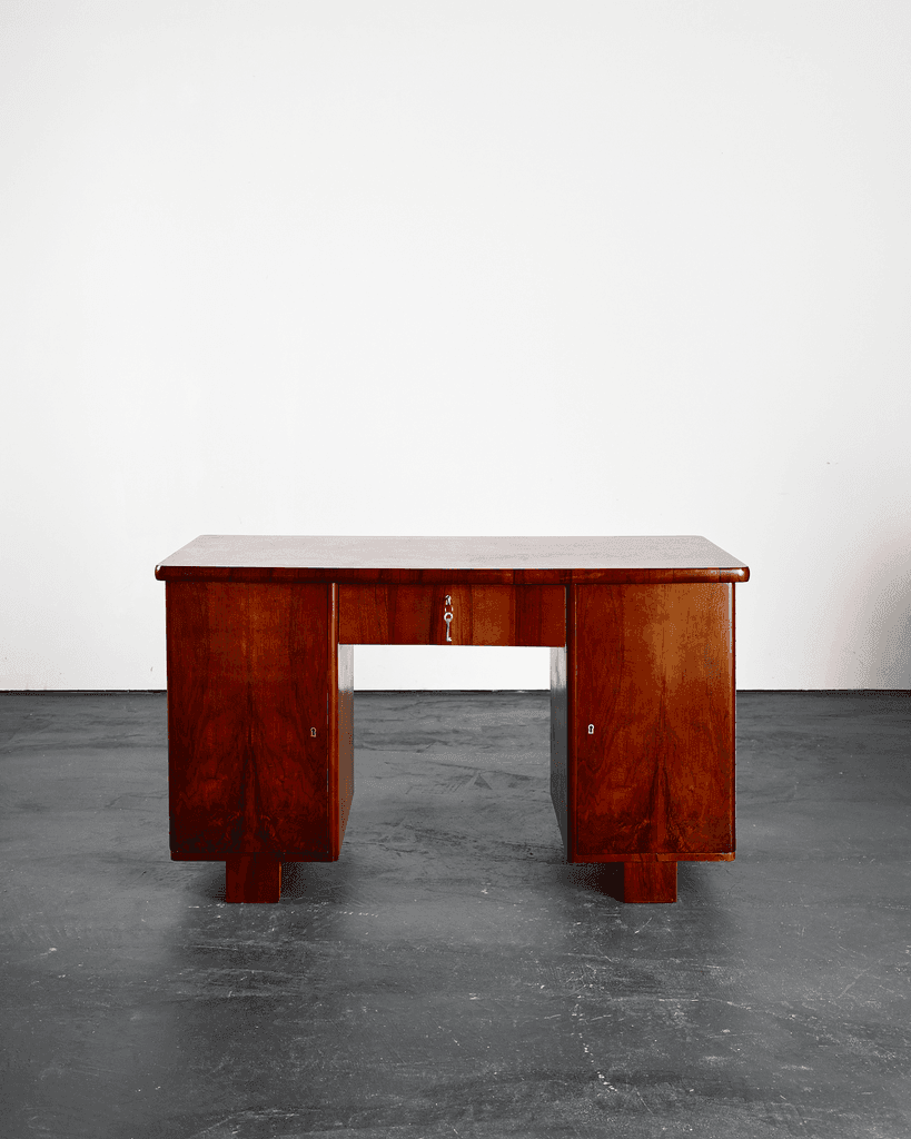 Modernist Weimar Walnut Desk