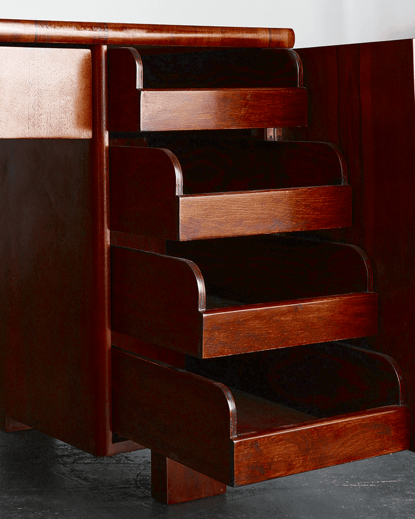 Modernist Weimar Walnut Desk