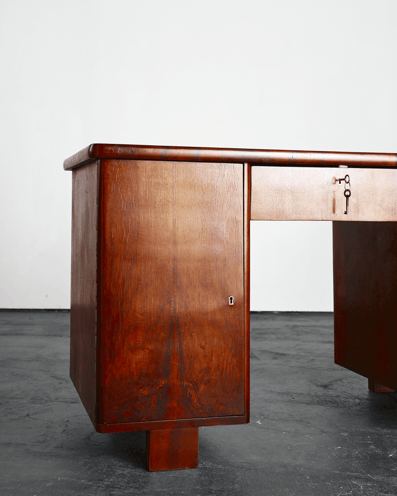 Modernist Weimar Walnut Desk