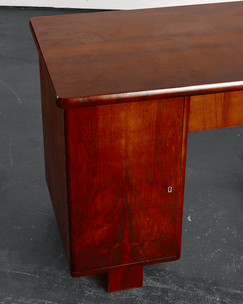 Modernist Weimar Walnut Desk