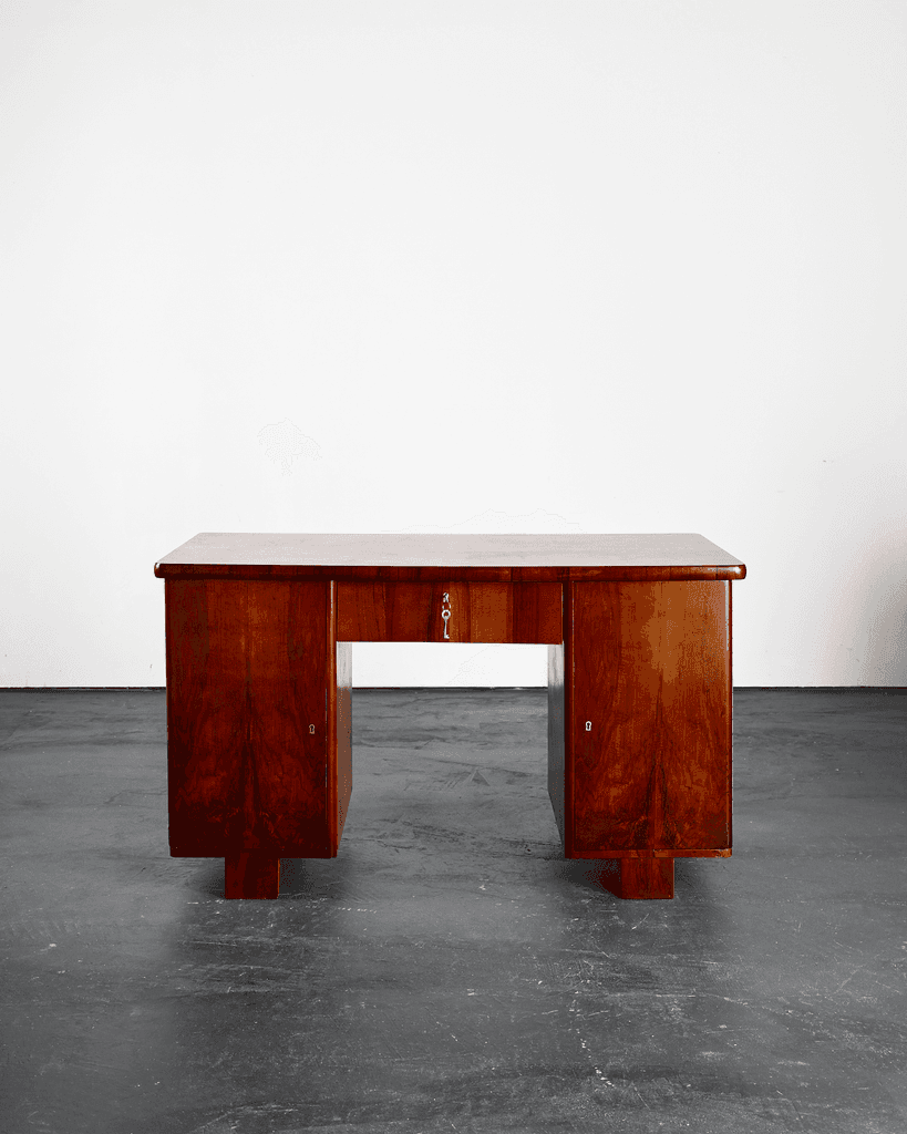 Modernist Weimar Walnut Desk
