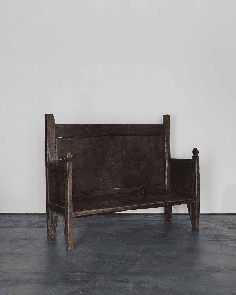 Incredible XXL Primitive 17th C. Portuguese Bench