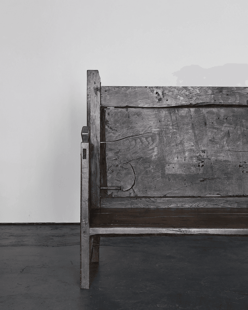 Incredible XXL Primitive 17th C. Portuguese Bench