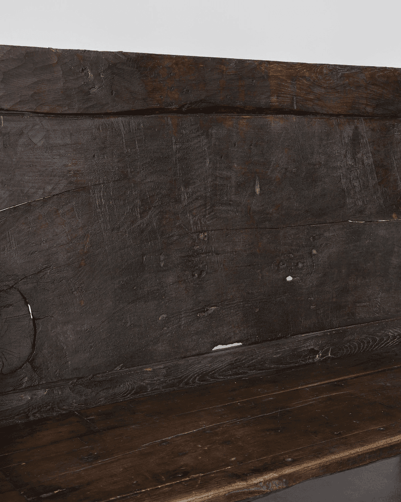 Incredible XXL Primitive 17th C. Portuguese Bench