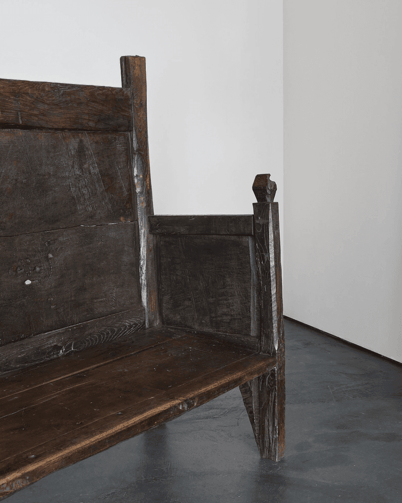 Incredible XXL Primitive 17th C. Portuguese Bench
