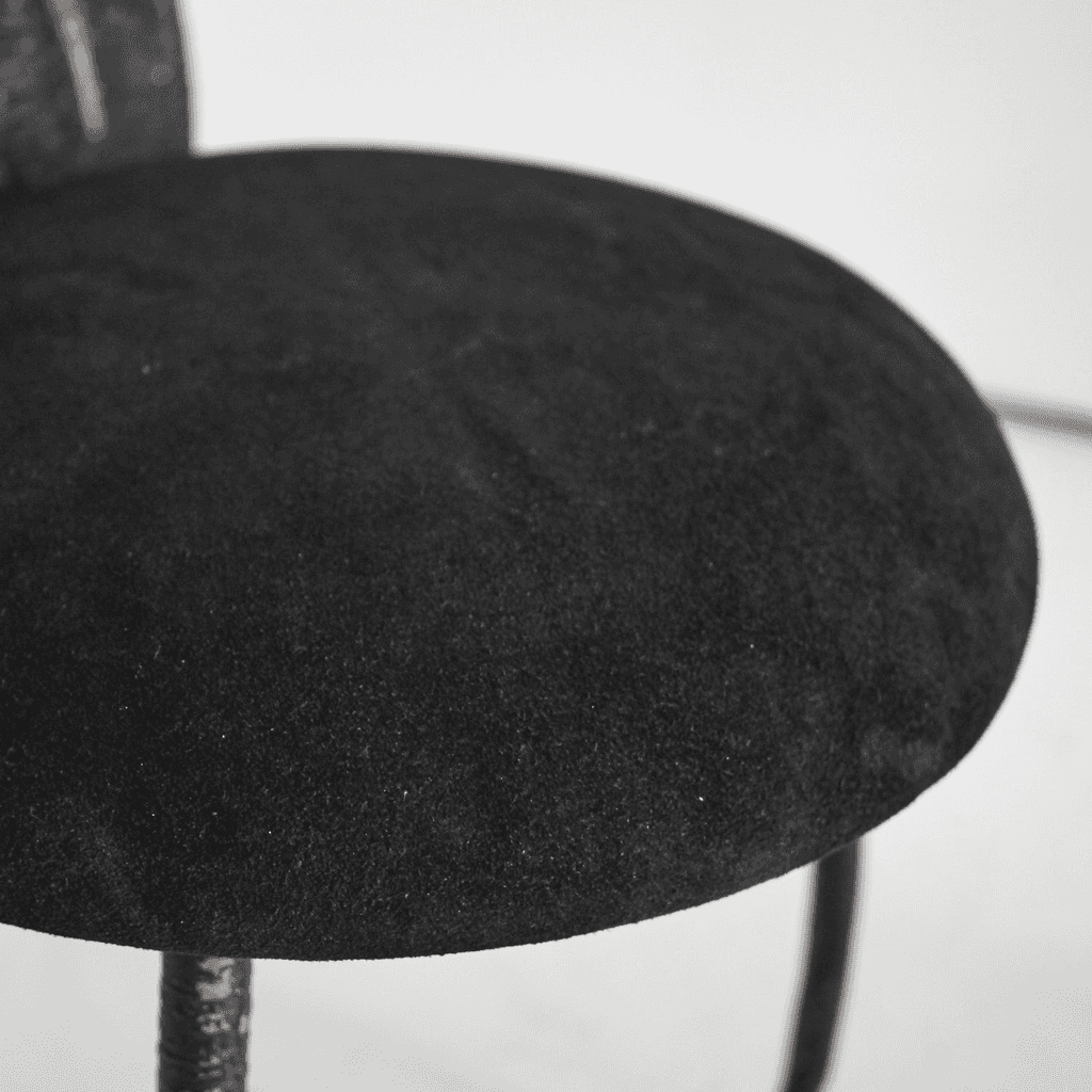 Set of four C.1970s French Brutalist Dining/Throne Chairs