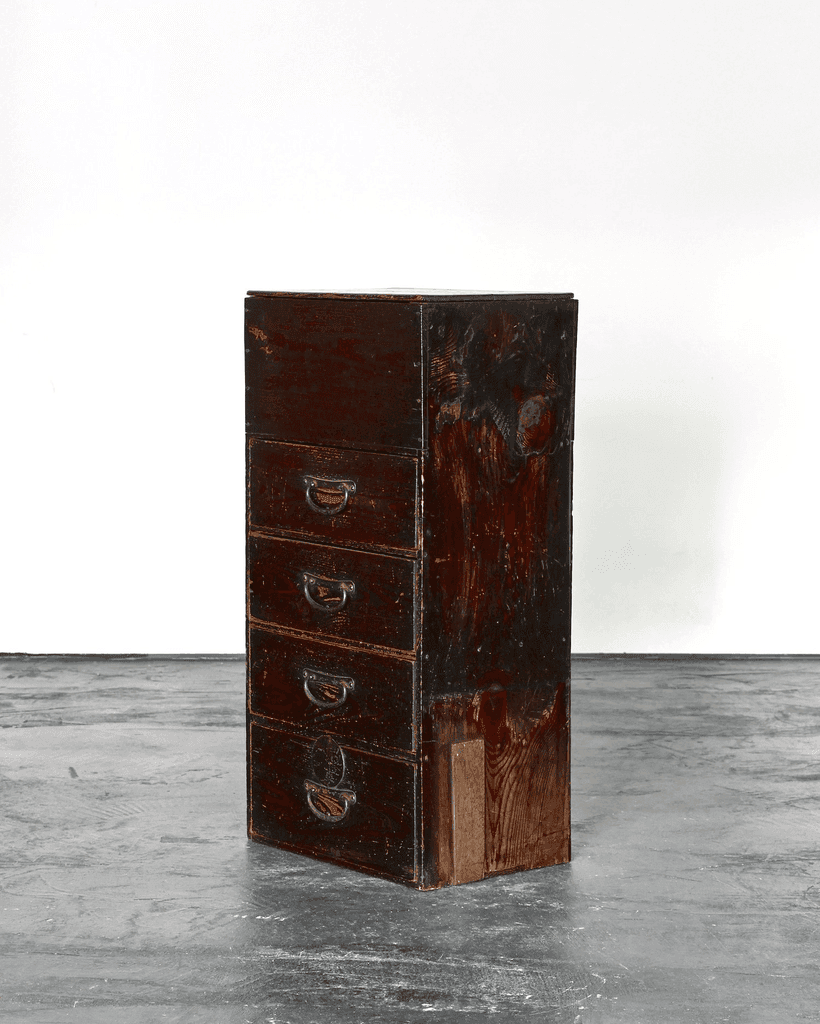 Unusual Tall Meiji Period Japanese Tansu