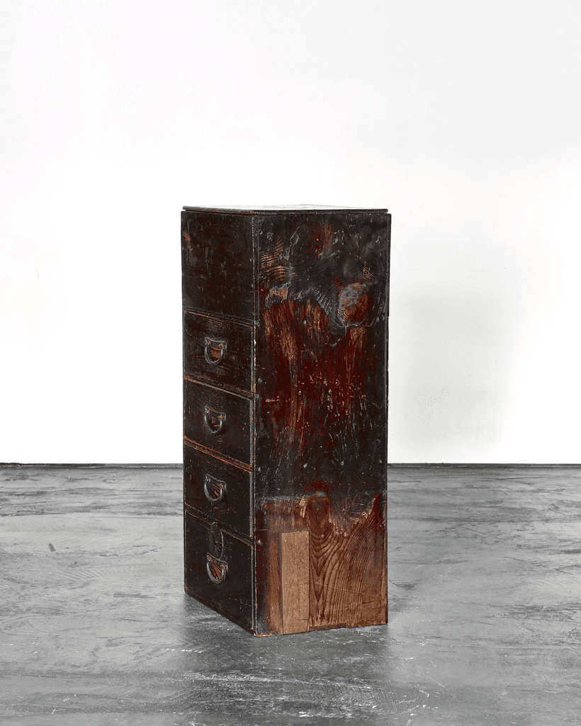 Unusual Tall Meiji Period Japanese Tansu