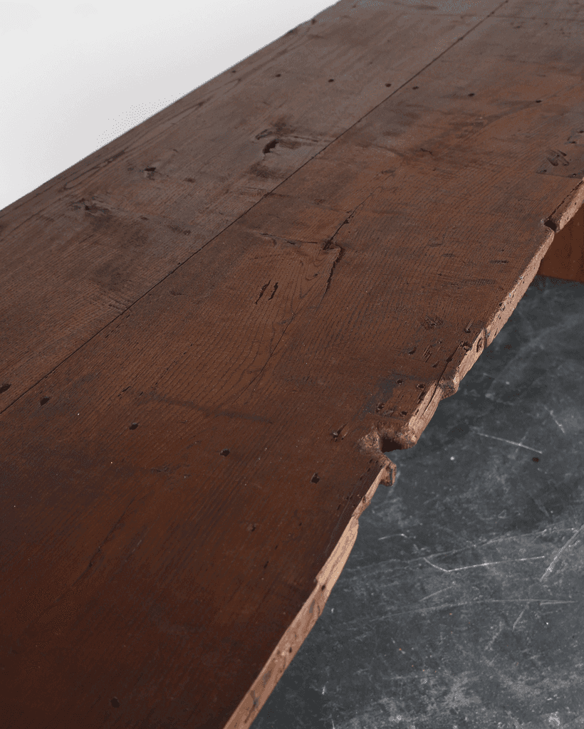 XL Primitive Dinning/Centre Table In 18th C. Portuguese Chestnut
