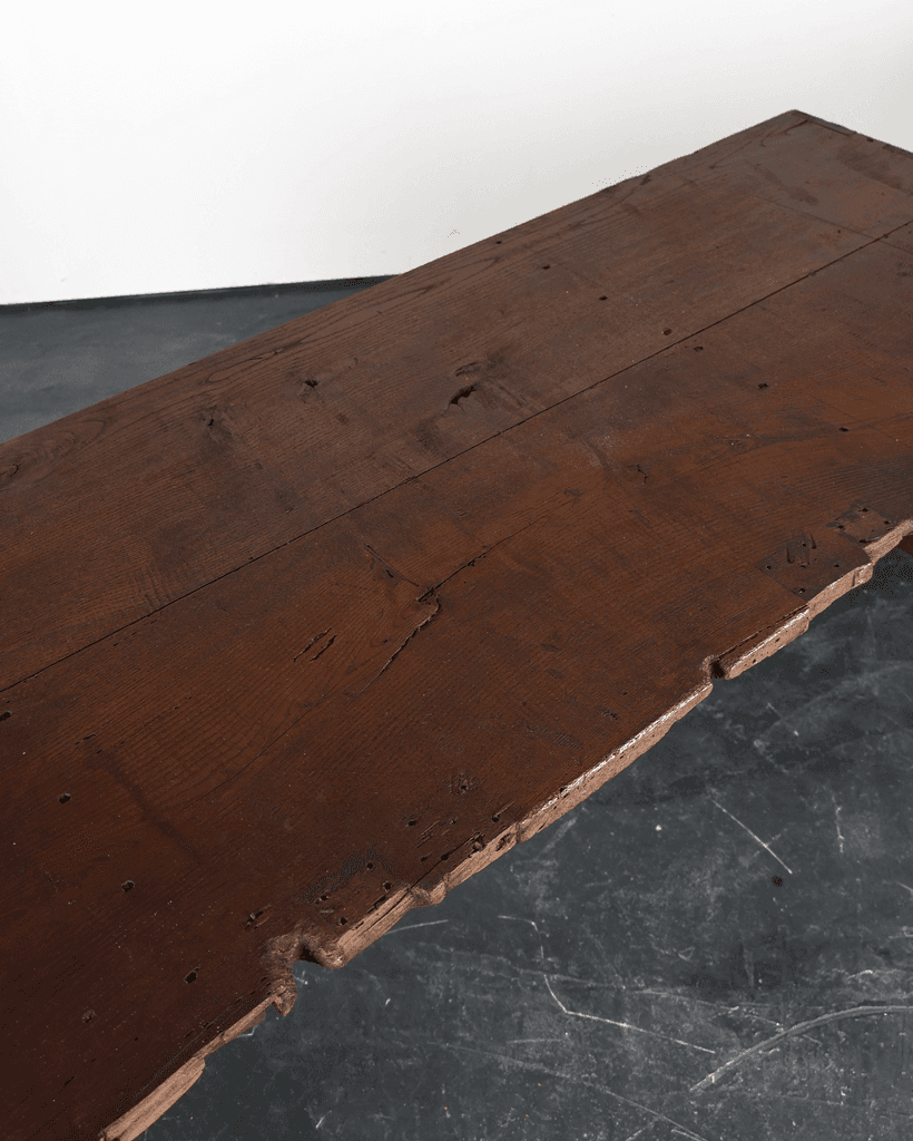 XL Primitive Dinning/Centre Table In 18th C. Portuguese Chestnut