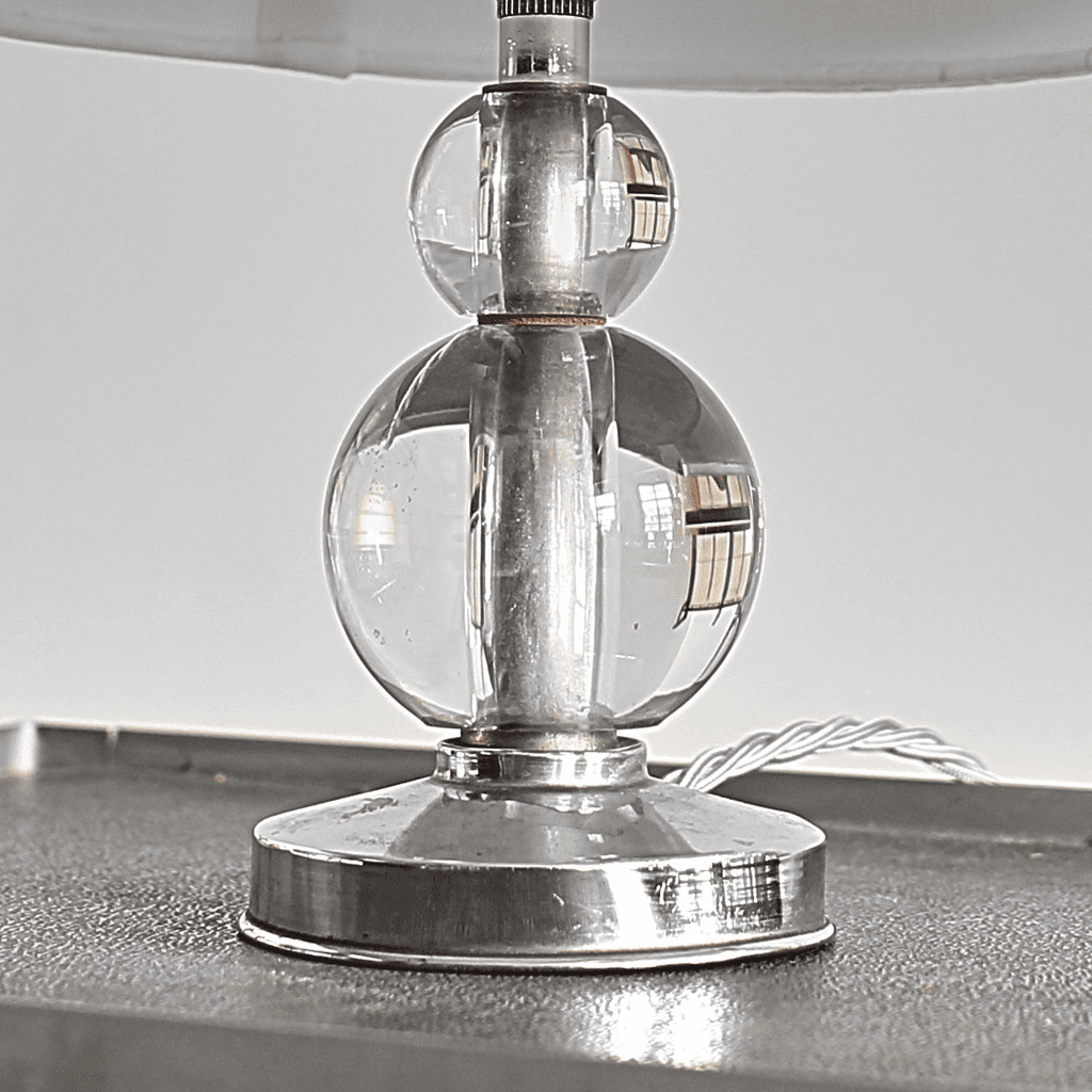 C.1930s Jacques Adnet Style Table Lamp