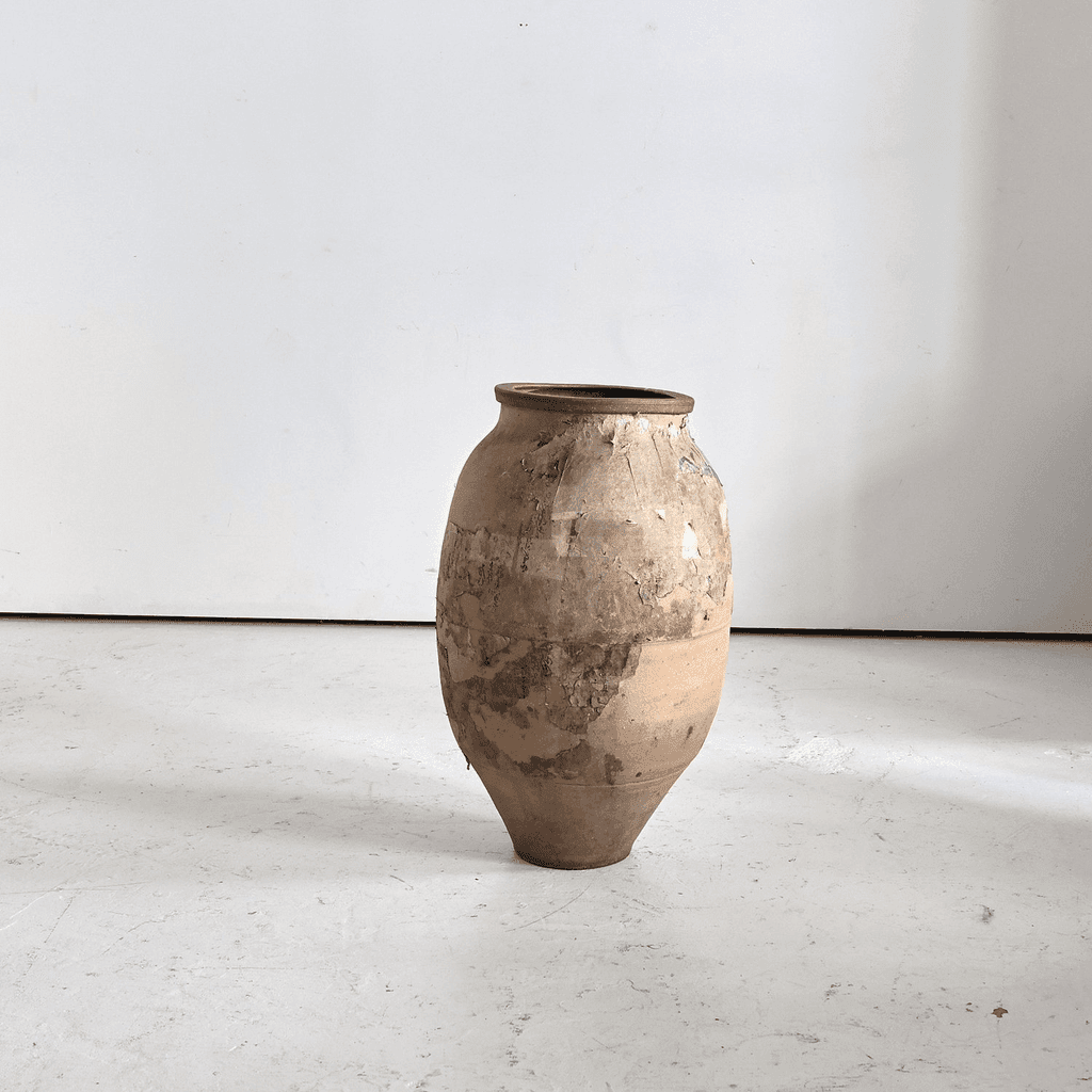 Large Paper Covered Wabi Sabi Early 19Th C. Japanese Vessel (2)