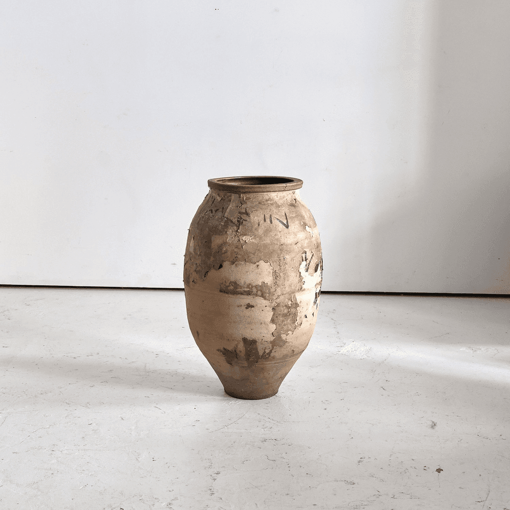 Large Paper Covered Wabi Sabi Early 19Th C. Japanese Vessel (2)