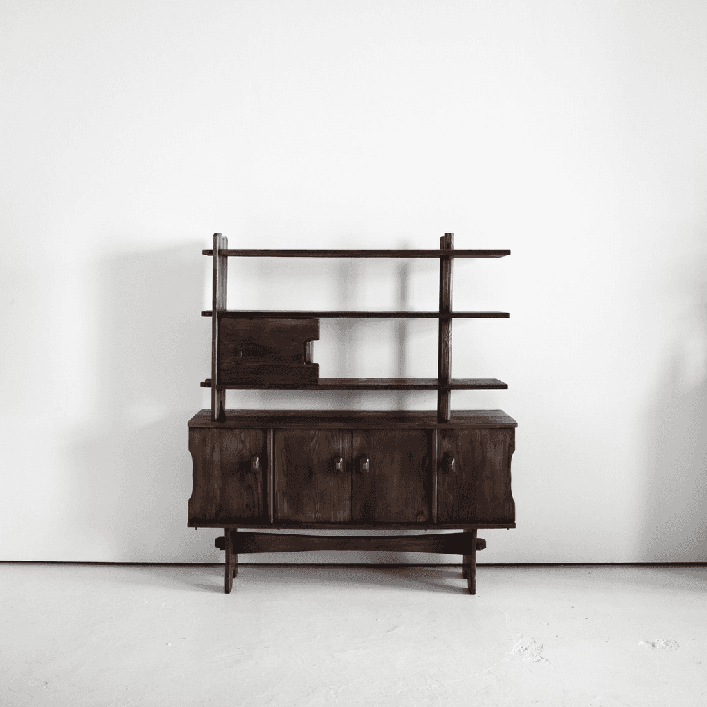 Swedish Gouged Pine Sideboard