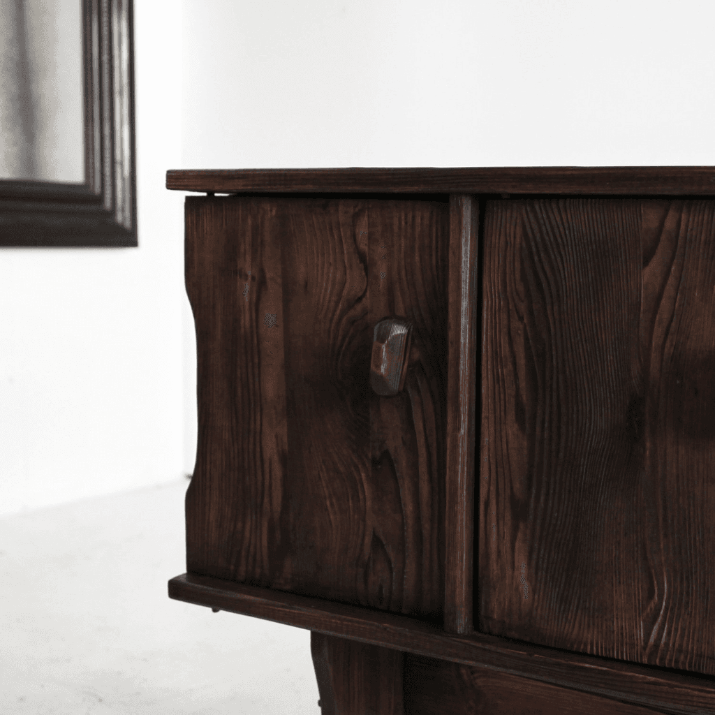Swedish Gouged Pine Sideboard