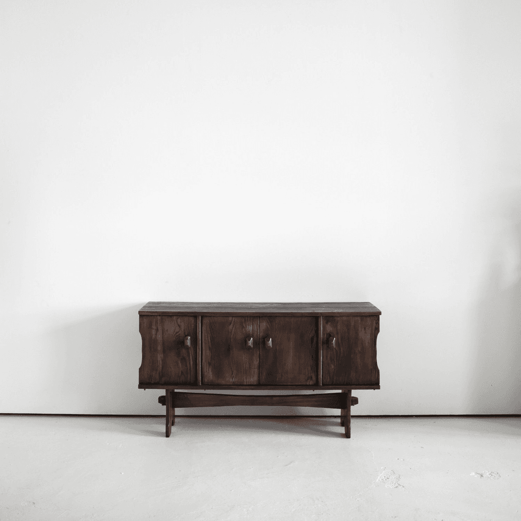 Swedish Gouged Pine Sideboard