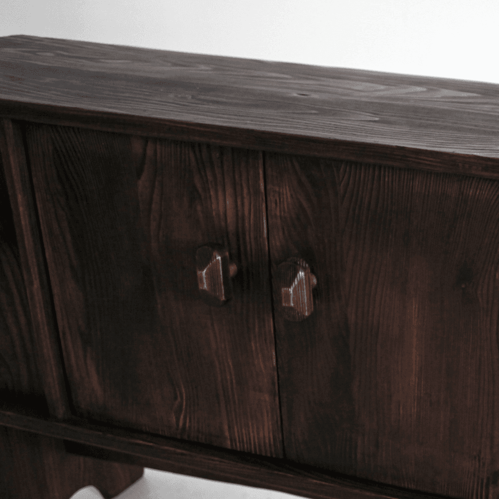 Swedish Gouged Pine Sideboard