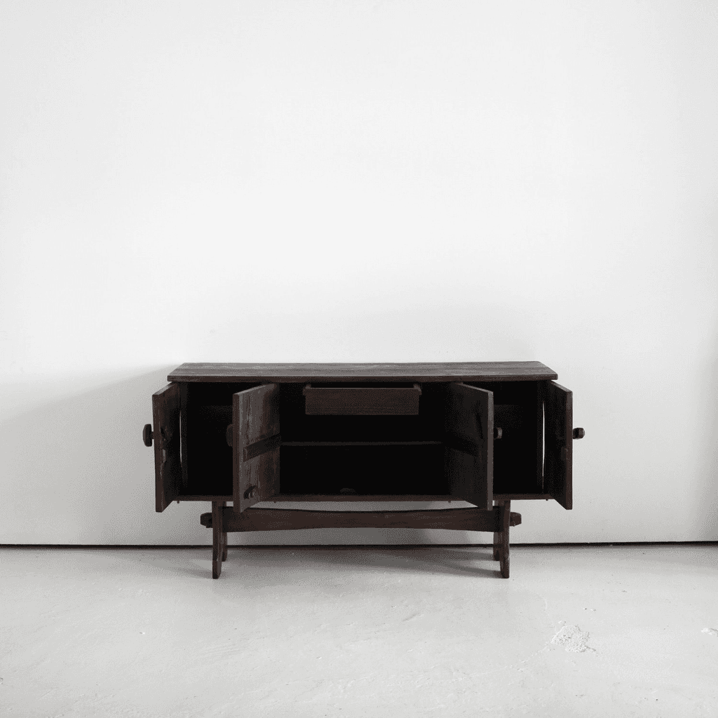 Swedish Gouged Pine Sideboard
