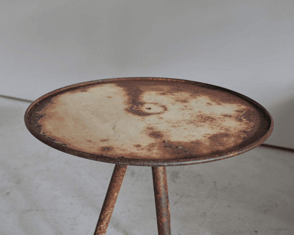Unique French Artist Made Iron Table