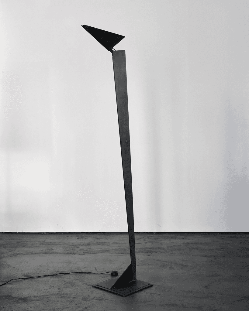 C. 1960s Italian Steel Standard Lamp/Up lighter