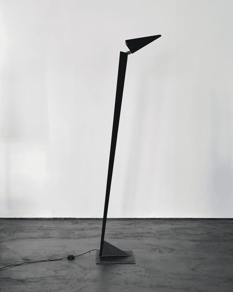 C. 1960s Italian Steel Standard Lamp/Up lighter